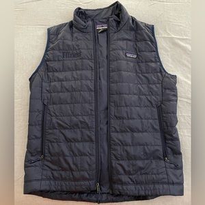 Navy Blue Mens Patagonia Puffer Vest